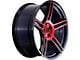 G-Line Alloys G5086 Gloss Black with Red Face Wheel; 20x9.5 (08-23 RWD Challenger, Excluding SRT Demon, SRT Hellcat & SRT Jailbreak)