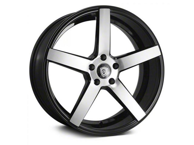 G-Line Alloys G5178 Gloss Black Machined Wheel; 20x8.5 (08-23 RWD Challenger, Excluding Widebody)