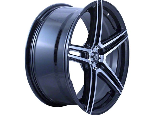 G-Line Alloys G5086 Gloss Black Machined Wheel; 20x9 (11-23 RWD Charger, Excluding SRT Hellcat)