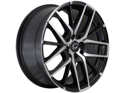 G-Line Alloys G0029 Gloss Black Machined Wheel; 18x8; 35mm Offset (21-25 Mustang Mach-E, Excluding GT)