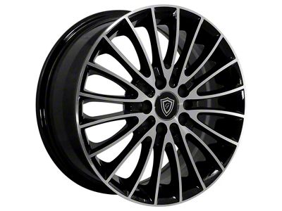 G-Line Alloys G0078 Gloss Black Machined Wheel; 18x8; 35mm Offset (21-25 Mustang Mach-E, Excluding GT)