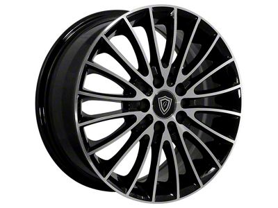 G-Line Alloys G0078 Gloss Black Machined Wheel; 18x8; 35mm Offset (15-23 Mustang EcoBoost w/o Performance Pack, V6)
