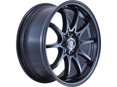 G-Line Alloys G1018 Satin Black Wheel; 18x8.5; 35mm Offset (15-23 Mustang EcoBoost w/o Performance Pack, V6)