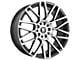 G-Line Alloys G1019 Gloss Black Machined Wheel; 18x8 (15-23 Mustang EcoBoost w/o Performance Pack, V6)