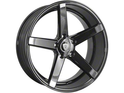 G-Line Alloys G5109 Gloss Black Wheel; 18x8 (15-23 Mustang EcoBoost w/o Performance Pack, V6)