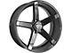 G-Line Alloys G5109 Gloss Black Wheel; 18x8 (15-23 Mustang EcoBoost w/o Performance Pack, V6)