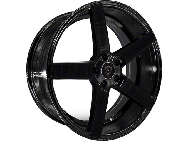 G-Line Alloys G5178 Gloss Black Wheel; Rear Only; 20x10 (15-23 Mustang GT, EcoBoost, V6)
