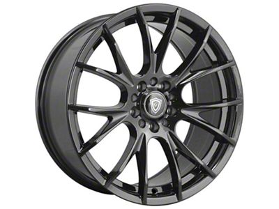 G-Line Alloys G7016 Gloss Black Wheel; 18x8.5 (15-23 Mustang EcoBoost w/o Performance Pack, V6)