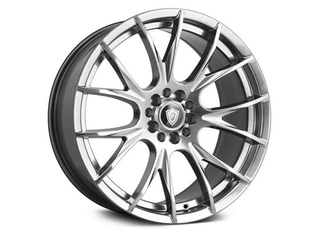 G-Line Alloys G7016 Hyper Black Wheel; 18x8.5 (15-23 Mustang EcoBoost w/o Performance Pack, V6)