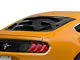 Tekno 3 Rear Window Louvers; Unpainted Black (15-24 Mustang Fastback)