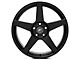 Forgestar CF5 Monoblock Piano Black Wheel; Rear Only; 19x11 (05-09 Mustang)