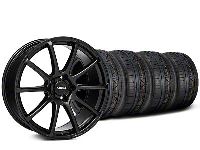 20x8.5 MMD Axim Wheel - 255/35R20 NITTO High Performance Summer INVO Tire; Wheel & Tire Package (15-23 Mustang GT, EcoBoost, V6)