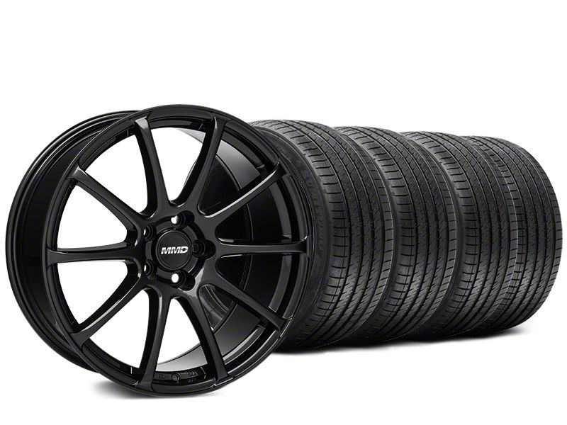 Mustang 20x8.5 MMD Axim Wheel & NITTO High Performance NT555