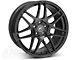 Staggered Forgestar F14 Piano Black Wheel and Mickey Thompson Tire Kit; 19x9/10 (05-14 Mustang)