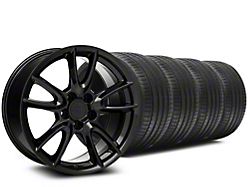 18x9 Track Pack Style Wheel & Sumitomo High Performance HTR Z5 Tire Package (94-98 Mustang)