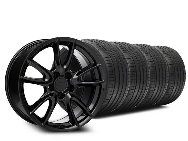 18x9 Track Pack Style Wheel & Sumitomo High Performance HTR Z5 Tire Package (99-04 Mustang)