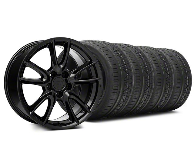19x8.5 Track Pack Style Wheel & NITTO High Performance INVO Tire Package (05-14 Mustang)