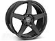 Staggered Forgestar CF5 Piano Black Wheel and Pirelli Tire Kit; 19x9/10 (05-14 Mustang)