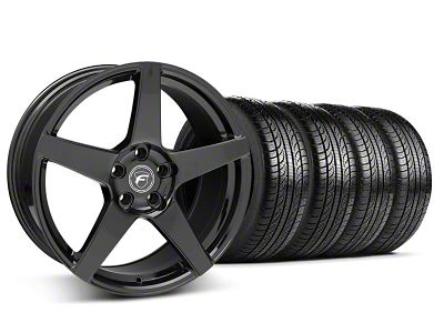 19x9 Forgestar CF5 Wheel & Pirelli All-Season P Zero Nero Tire Package (05-14 Mustang)