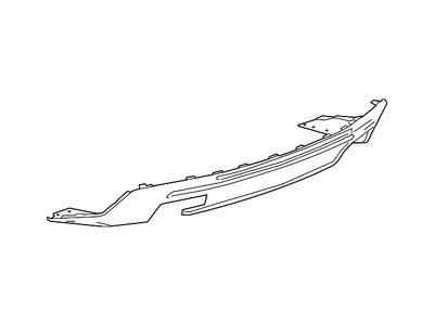 GM Bumper Cover; Rear Lower; Primered (16-24 Camaro)