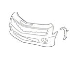 GM Bumper Cover; Front; Primered (10-13 Camaro)