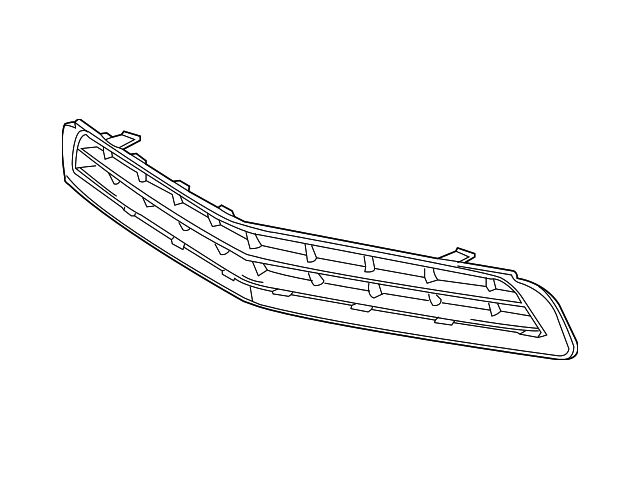 92242525 Camaro Bumper Cover Grille; Front; Without RS Package (10-13 Camaro ...