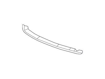 GM Bumper Cover Molding; Front Left (10-15 Camaro)