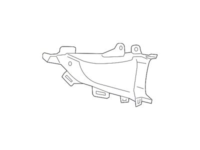 GM Bumper Insert; Front Left; Air Duct (16-18 Camaro)