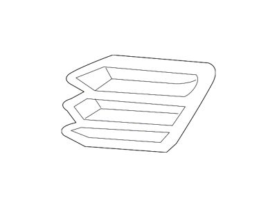 GM Bumper Insert; Front Right (19-24 Camaro)