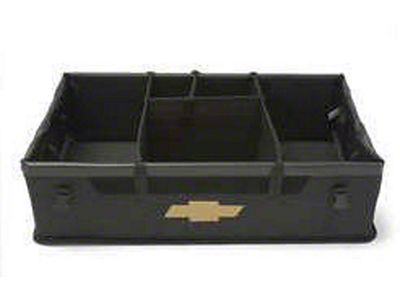 GM Collapsible Cargo Organizer with Bowtie Logo; Black