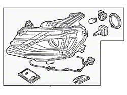 GM HID Headlight; Driver Side (16-24 Camaro w/ Factory HID Headlights)