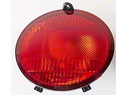 GM European Style Tail Light; Black Housing; Red Lens; Inner Driver Side (05-13 Corvette C6)