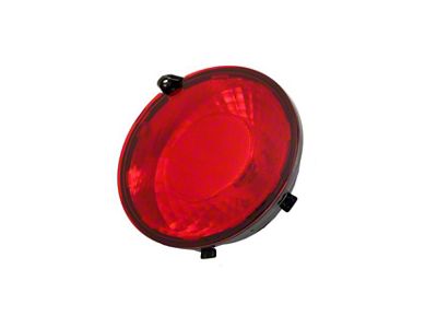 GM Factory Tail Light; Black Housing; Red Lens; Passenger Side (05-13 Corvette C6)