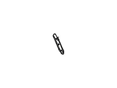 GM Corvette Front Fender Side Scoop Trim Bezel; Passenger