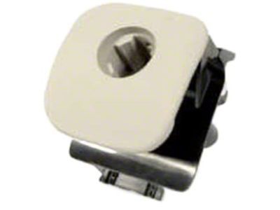 GM Glove Box Latch Handle; Titanium (05-13 Corvette C6)