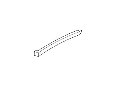 GM Upper Front Window Seal; Passenger Side (05-13 Corvette C6 Convertible)
