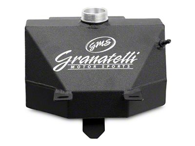Granatelli Motor Sports Coolant Expansion Tank; Black (15-23 Mustang)