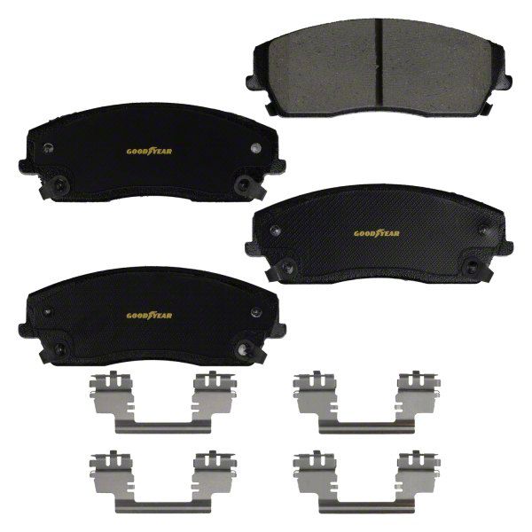 Goodyear Brakes Challenger Premium Ceramic Brake Pads; Front Pair