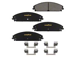 Goodyear Brakes Premium Ceramic Brake Pads; Front Pair (06-14 Charger w/ Dual Piston Front Calipers; 15-17 Charger Daytona, R/T, AWD SE, AWD SXT; 18-23 Charger w/ Dual Piston Front Calipers))