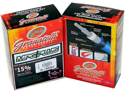 Granatelli Motor Sports MPG Plus Spark Plug Wires; Blue (93-95 3.4L Camaro)