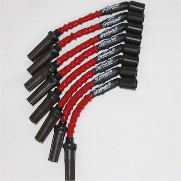 Granatelli Motor Sports High Performance Ignition Wires; High Temp Red (16-24 Camaro LT1, SS)