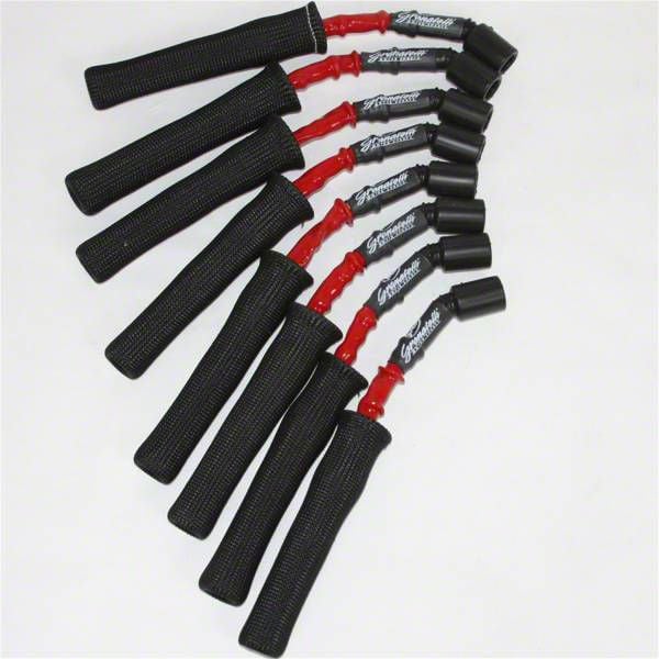 Granatelli Motor Sports High Performance Ignition Wires; High Temp Red and Black (16-24 Camaro LT1, SS)