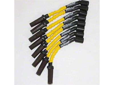 Granatelli Motor Sports High Performance Ignition Wires; High Temp Yellow (16-24 Camaro LT1, SS)