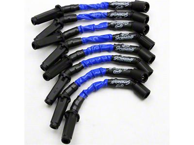 Granatelli Motor Sports High Performance Spark Plug Wires; High Temp Blue (10-15 V8 Camaro)