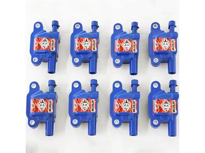 Granatelli Motor Sports Malevolent Series Coil Packs; Blue (16-24 Camaro SS, ZL1)