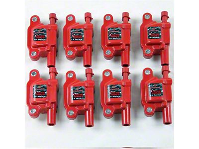 Granatelli Motor Sports Pro Series Extreme Coil Packs; Red (10-13 V8 Camaro)