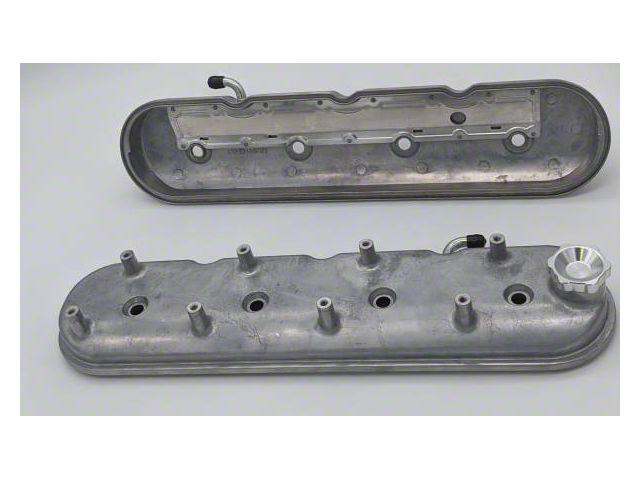 Granatelli Motor Sports Stock/Standard Valve Covers; Cast (10-15 V8 Camaro)