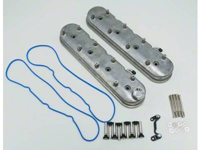 Granatelli Motor Sports Tall Valve Covers; Cast (10-15 V8 Camaro)