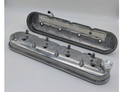 Granatelli Motor Sports Tall Valve Covers; Polished (10-15 V8 Camaro)