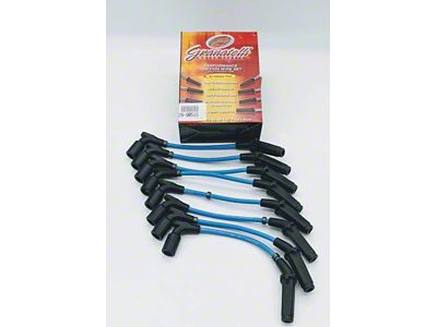 Granatelli Motor Sports High Performance Ignition Wires; Blue (20-24 6.2L Corvette C8)